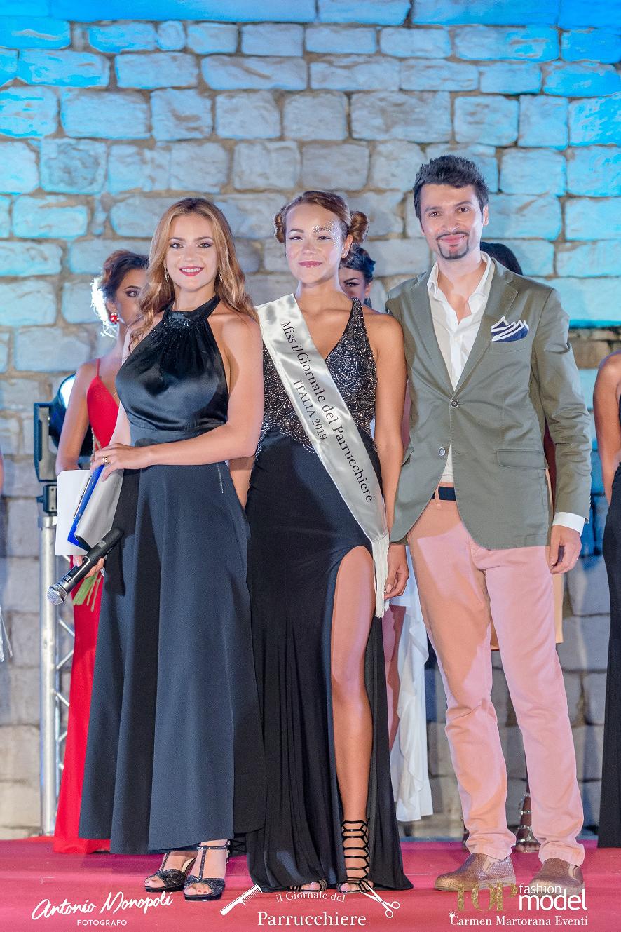 Miss il Giornale del Parrucchiere Italia 2019, Giada Mancini, Gioele de Liso, Hair Fashion Show Italia 2019